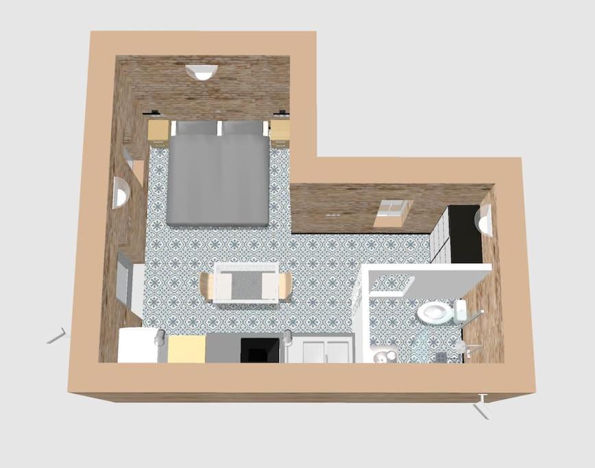 Vakantiehuis Studio En Pierres Traditionnelle